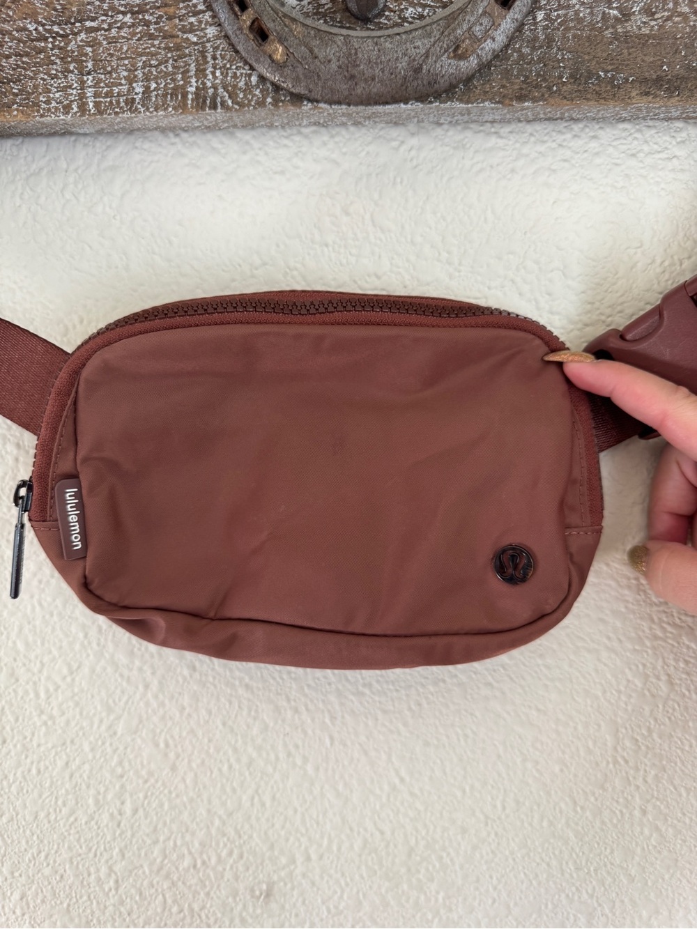 lululemon athletica Chestnut Brown Crossbody Belt Bag